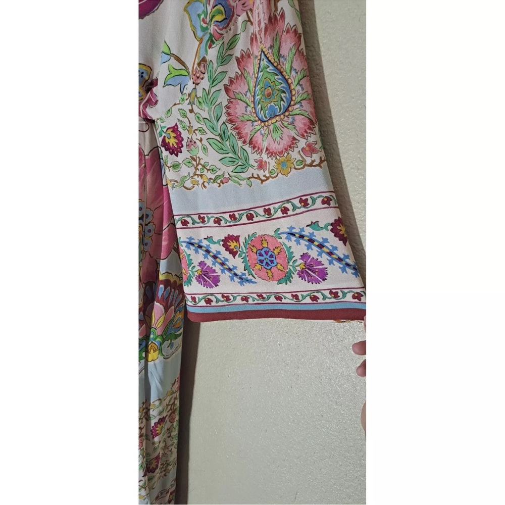 Zara Floral Kimono Robe - Picture 7 of 7